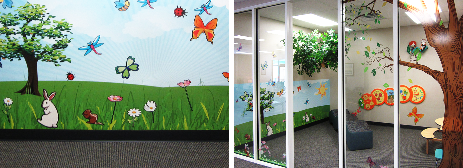 Magnetic Wall Covering at Beacon Children's Playroom