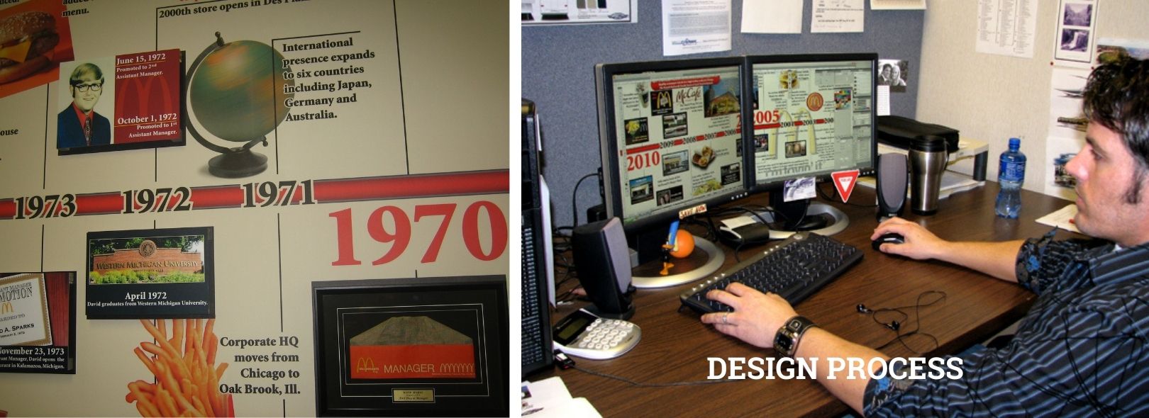 Image 1 of KADA Training Center Timeline Wall Graphics